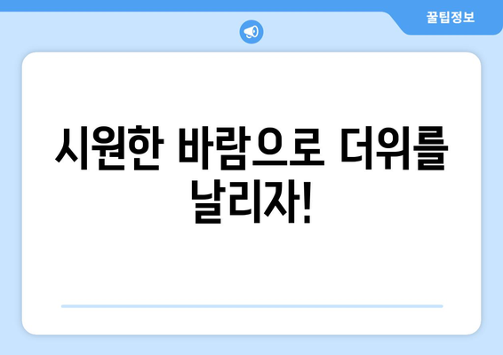 내돈내산 냉각 핸디 선풍기: 디로 가벼운 핸디