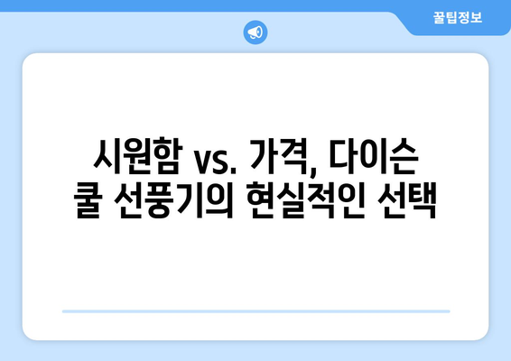 다이슨 쿨 선풍기: 과대 광고인가, 진정한 여름 구원인가?