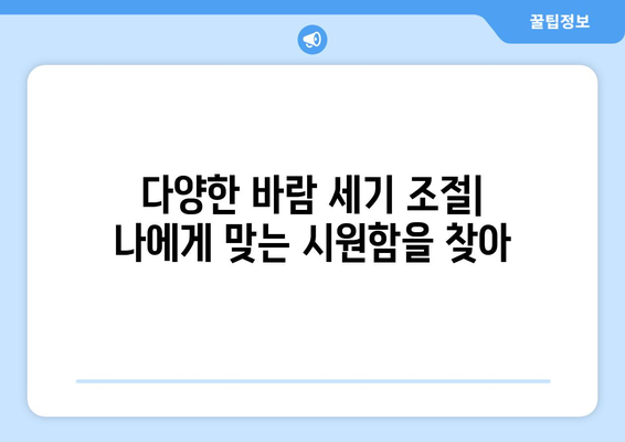 USB 충전이 가능한 BLDC 모터 탁상용 써큘레이터 선풍기