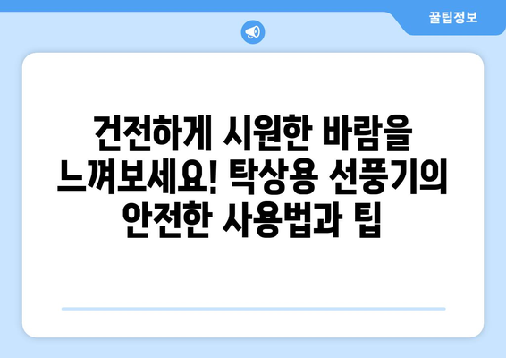 루메나 탁상용 무선 선풍기